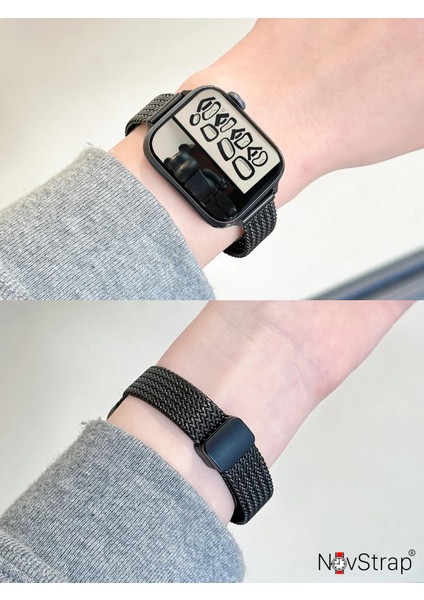 Huawei Watch GT6 41mm GT4 41mm GT5 41mm ile Uyumlu Kordon 18mm Magnet Tokalı Luxury Slim Metal Hasır