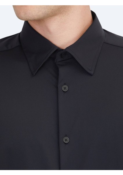 Siyah Regular Fit Casual Gömlek fırsatları