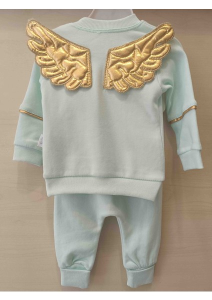 Melek Kanatlı Alt Üst Bebek Takımı modelleri