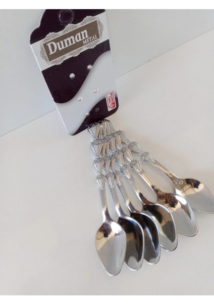 6 Lı Çay Kaşığı Desenli
