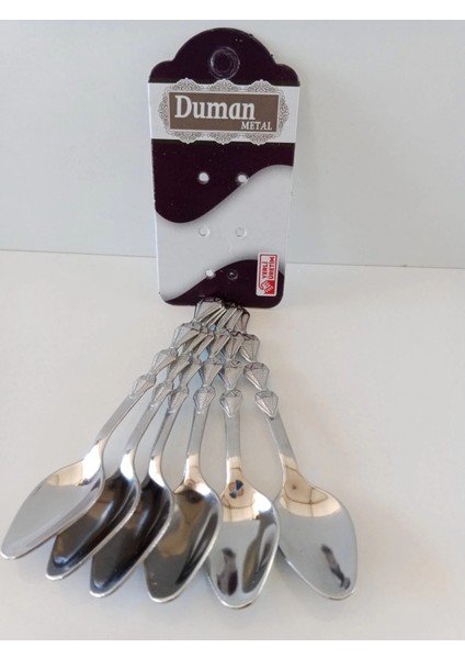 6 Lı Çay Kaşığı Desenli