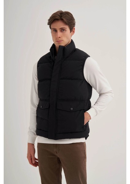 Crinkle Siyah Erkek Yelek 10260 fiyatları