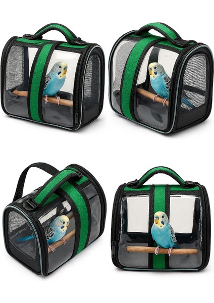 Kuş Taşıma Çantası Tünekli 32X22X20 Yeşil fiyatları