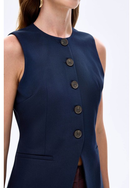 Lacivert Kadın Yelek YLK00933 modelleri