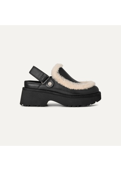 Kadın Sandalet 1171507 Ugg W Esmee Leather Clog Black
