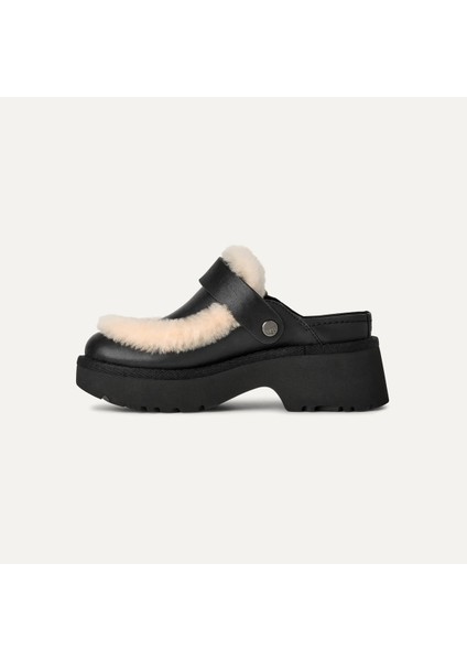 Kadın Sandalet 1171507 Ugg W Esmee Leather Clog Black modelleri