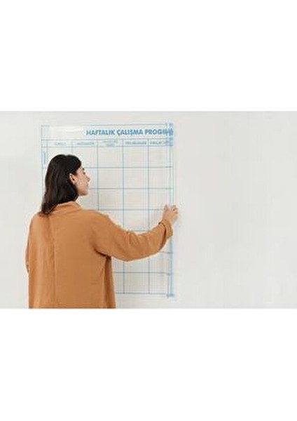 5-6-7-8.sınıf Haftalık Ders Çalışma Programı Beyaz Renkli Kullanışlı Planlama Aracı