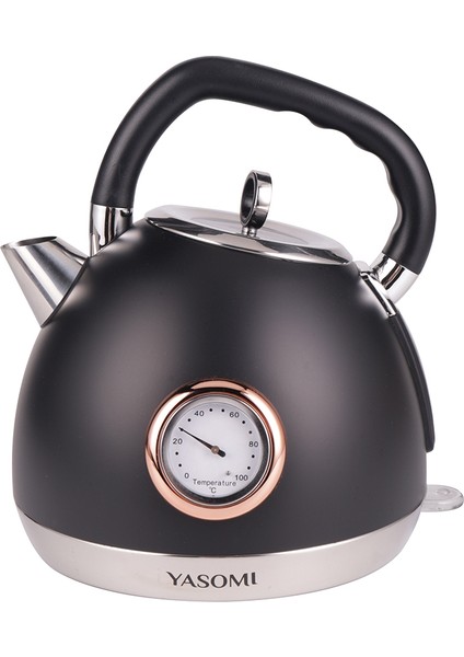 YK-880NTSL Retro Su Isıtıcı Kettle Siyah
