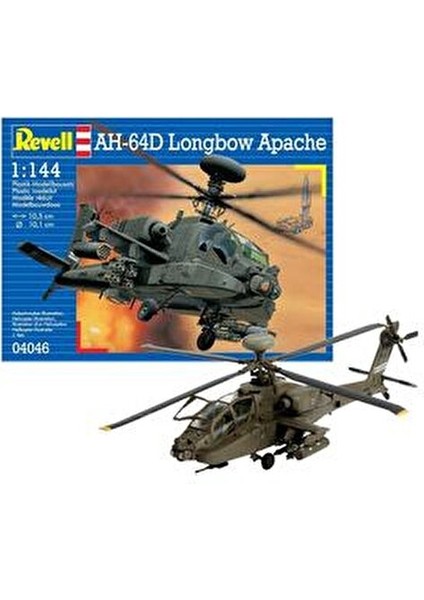 Uçak Ah-64D Longbow Apache 1:144 Ölçekli Metal Model Gerçekçi Detaylarla fiyatları