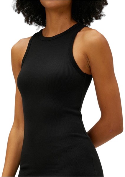 Kadın Çizgili Kolsuz Spor Şık Casual Yazlık Elbise indirimleri