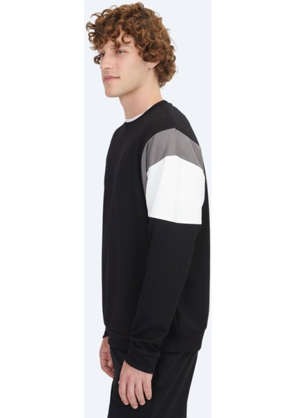 Siyah Bisiklet Yaka Sweatshırt fırsatları