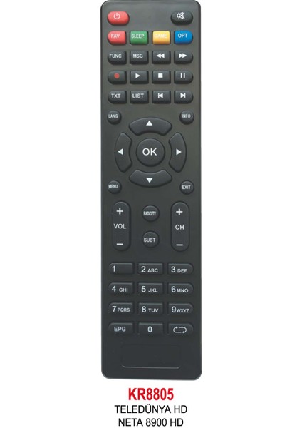 8900 Hd Uydu Kumandası