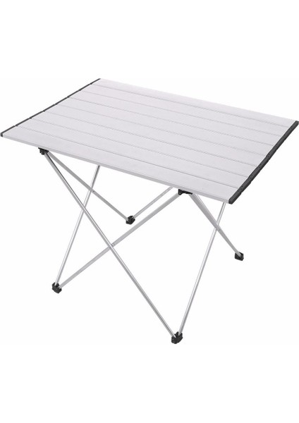 Katlanabilir Alüminyum Kamp ve Piknik Masası - Çantalı Gümüş - Geniş Model - 66 x 47 x 51 cm fiyatları