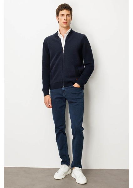 Erkek Hakim Yaka Önü Keçe Triko Mont K.lacivert fırsatları