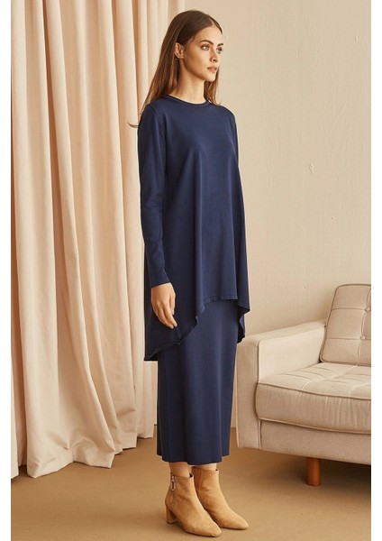 Triko Çelik Örme Lacivert Etek 013 fiyatları