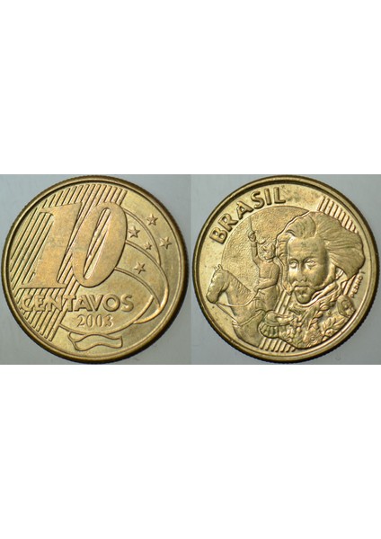 Brezilya 10 Centavos 2003.