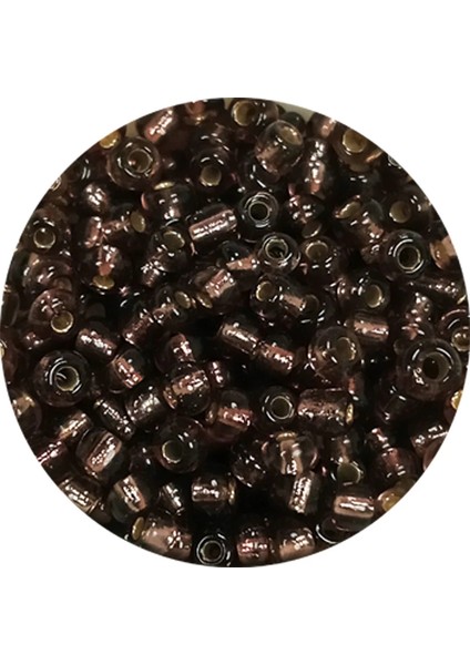 Dökme Cam Kum Boncuk (8/0) 3 mm - 20 Gram - Şefaff Alacalı Kahve - BNC172 fiyatları