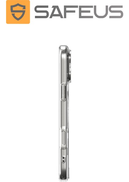 iPhone 17 Pro Max Crystal Sert Mika Magsafe Özellikli Şeffaf Premium Kılıf