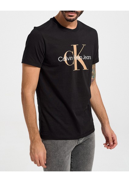 J30J320806-0GN Erkek T-Shirt, Siyah