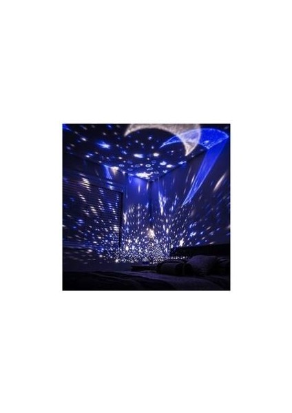 Sge Projektörlü Yansıtmalı Çocuk Bebek Odası Gece Lambası