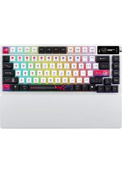 Rog Azoth x %75 Mekanik Oyuncu Klavye – Değiştirilebilir Rog Nx Anahtarlar, Rgb