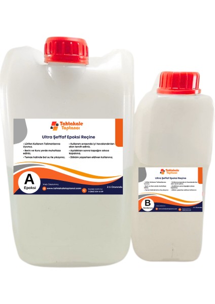 Şeffaf Epoksi Reçine Hobi Seti (15 Kg)