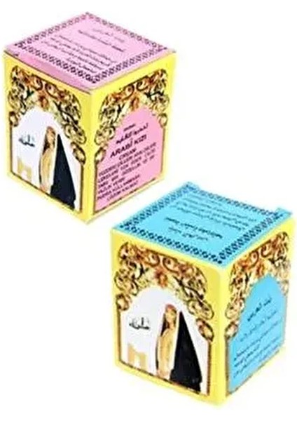 Arap Kızı Kremi 1 Mavi 1 Pembe