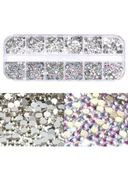 Tırnak Süsleme Taşı Seti - 12'li Kutu fiyatları