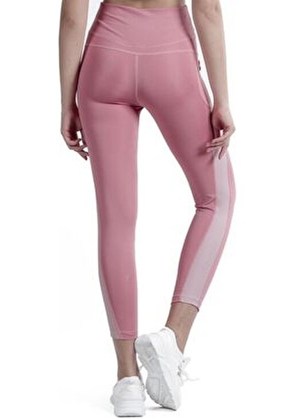 Kadın Yüksek Bel Esnek Spor Tayt Toparlayıcı Özelliklerle Mürdüm Renk Seçeneği fırsatları