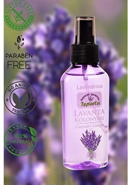 Lavanta Kolonyası, Taze Lavanta Kokulu Doğal Sprey Lavanta Kolonyası,70 Derece 110ML fırsatları