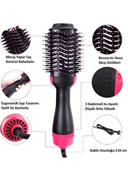 Saç Şekillendirici Fön Tarağı modelleri