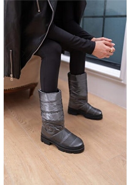 Porro Kadın Gri Platın Paraşüt Kumaş Bot fiyatları