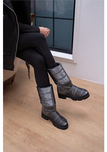 Porro Kadın Gri Platın Paraşüt Kumaş Bot indirimleri