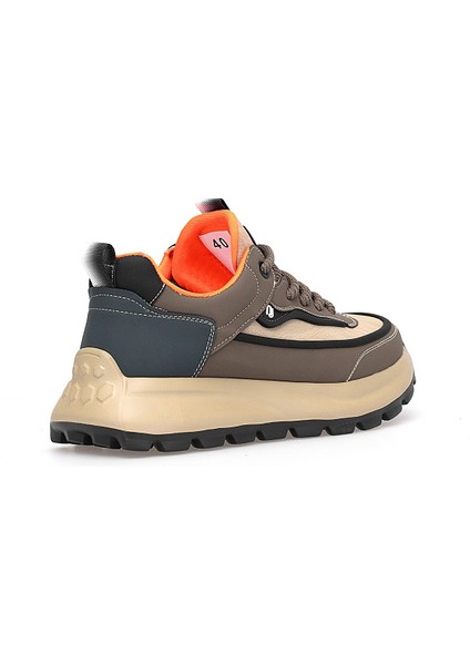 25K501-1 Erkek Hakiki Deri Sneaker Kahverengi fırsatları