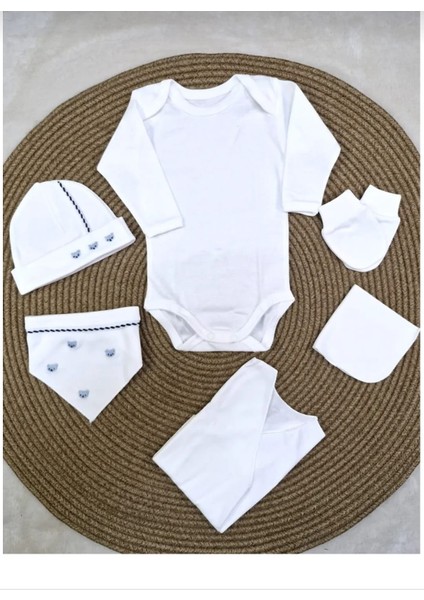 Ayıcık Nakışlı 10LÜ Erkek Bebe Hastane Çıkışı Set fiyatları