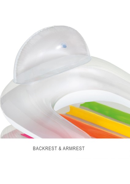 Şişme Havuz Deniz Yatağı - Sultan Yatağı - Bardaklıklı - Gümüş (58802EU) fırsatları