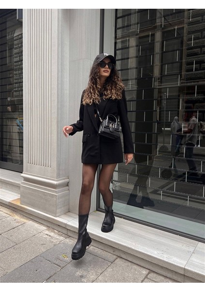 St Patrick Siyah Streç Kadın Bot Postal fiyatları