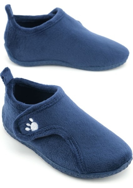 Kışlık Erkek Çocuk Rahat Taban Cırt Cırtlı Ayarlanabilir Ev Okul Kreş Panduf Ayakkabı