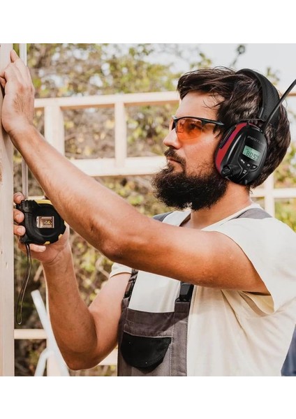 AM FM Dijital Ekranlı Radyo Kulaklıkları - Turuncu fiyatları