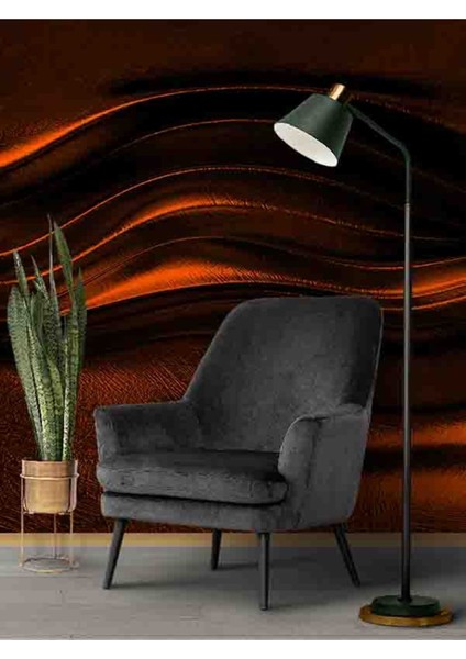 3 Boyutlu Geometrik Dalga Desenli Isı ve Ses Yalıtımlı Sağlıklı Tekstil Duvar Kağıdı modelleri