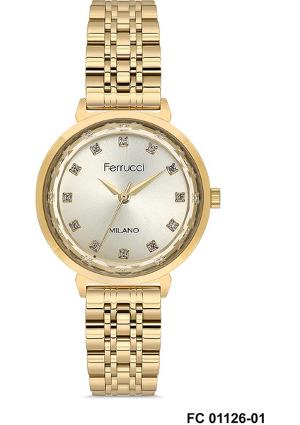 FC01126M.01 Altın Renk 33 mm Kadın Kol Saati