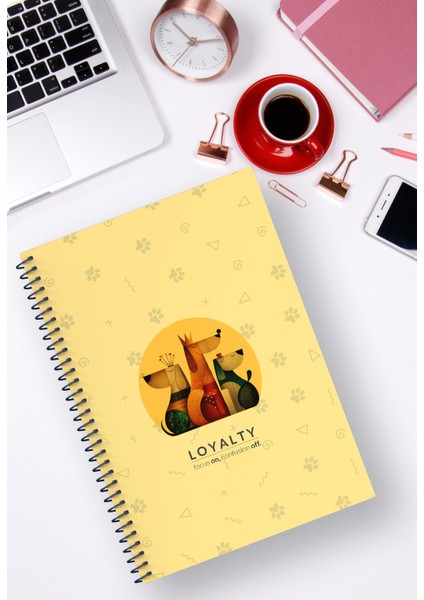 A5 Karton Kapak Spiralli Çizgisiz Defter/ 96 Sayfa/tematik Seri No: 5 “asalet” Royalty