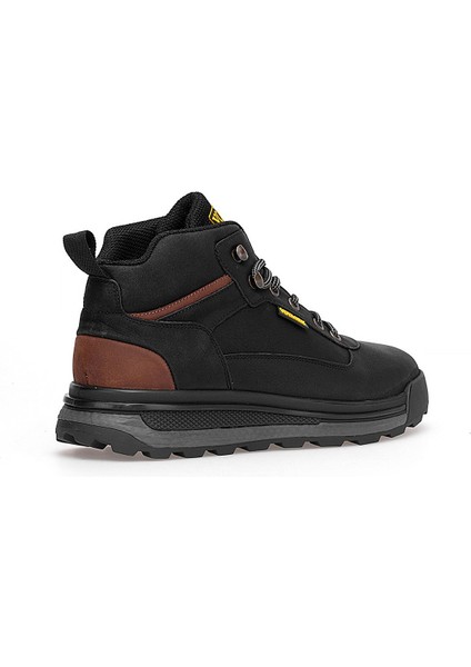 6973 Erkek Hakiki Deri Düz Bot Siyah fırsatları