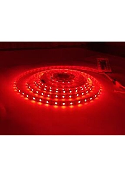 Rgb Şerit LED 5 Metre 16 Renk Kumandalı Tak Çalıştır 3 Çip 3 Direnç Slikonlu 12 Volt 5 Amper Adaptör fırsatları