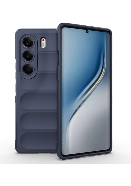 Tecno Camon 40 Pro Kılıf Flannel Etnik Tpu Dalgalı Kapak