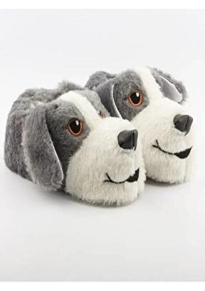 Unisex Köpek Peluş Panduf