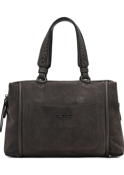 Kadın Gri Uzun Askılı Süet Kol Çantası 25ABD242610 modelleri