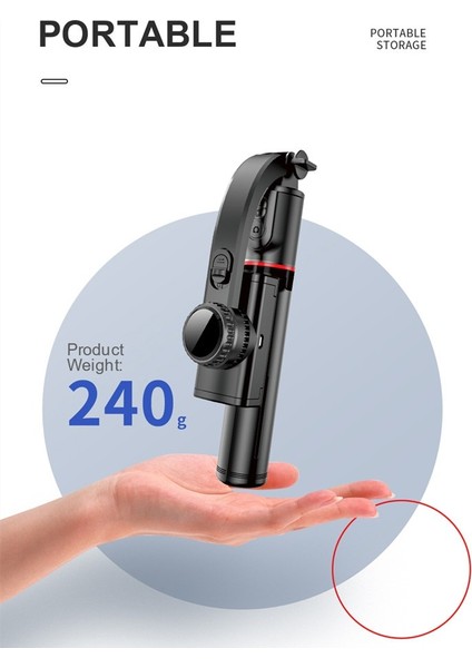 Gimbal Stabilizer Selfie Stick Tripod – 2’si 1 Arada Kablosuz Bluetooth Uzaktan Kumandalı, 700MM Ayarlanabilir Yükseklik, Ios & Android Uyumlu, Titreşim Önleyici Telefon Tripodu | L19 fiyatları