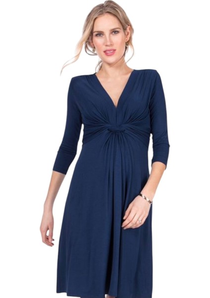 Kadın Göğüs Altında Düğüm Model Truvakar Kol Spor Şık Viskon Hamile Elbisesi fiyatları