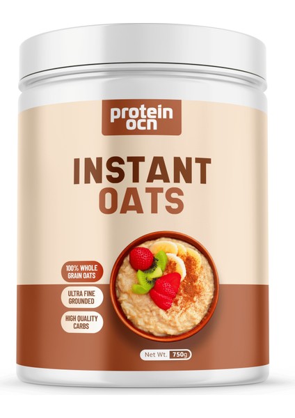 Instant Oats | Suda Çözünebilen Yulaf - 750G - 15 Servis